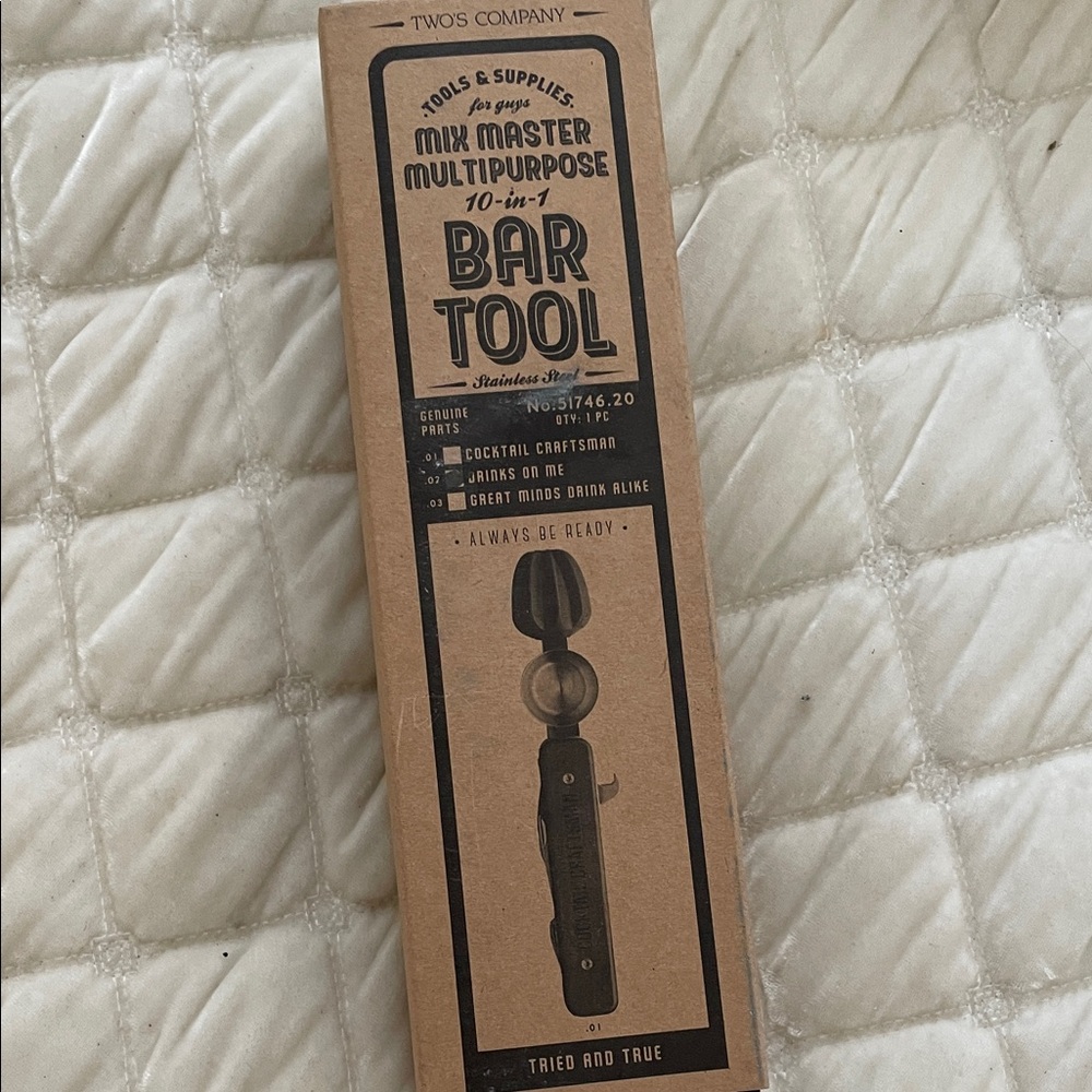 Two's Company Black Multipurpose Bar Tool
